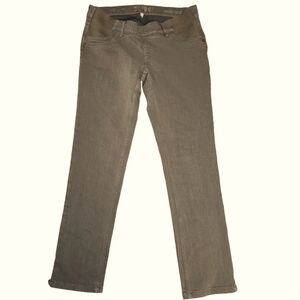 DL1961 Angel maternity mid-rise skinny ankle size 28 strech brown